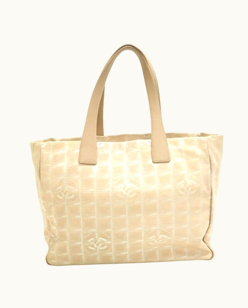 Chanel Chanel Travel Line Women's Tote Bag Beige