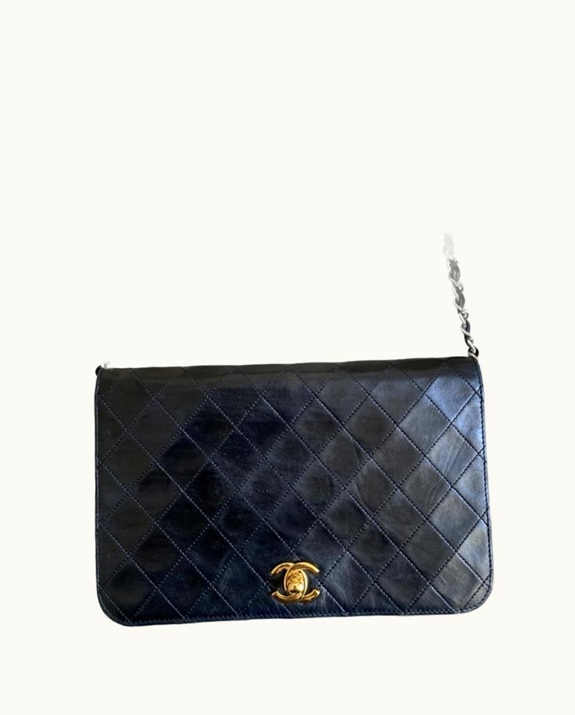 Chanel Chanel Timeless CC Women's Wallet On Chain Lambskin In Black