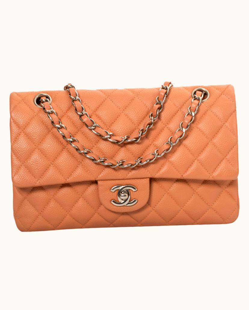 Chanel CHANEL Timeless Classic Leather Shoulder Bag in Pink