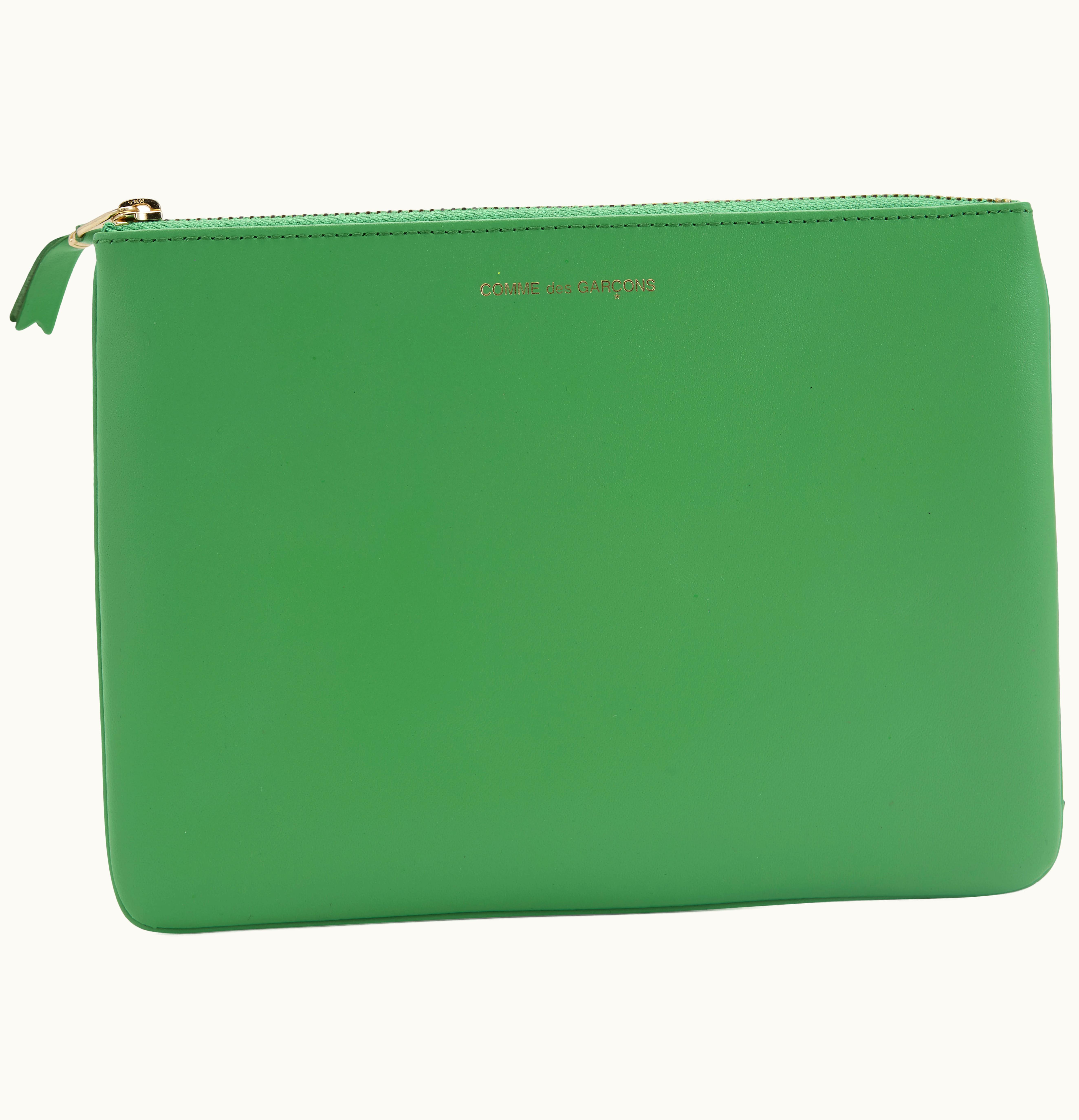 Comme Des Garçons Comme des Garcons SA5100C Colour Plain Wallet Green