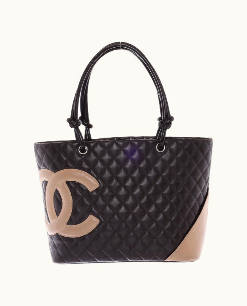 Chanel Chanel Cambon Shopper Bag Brown