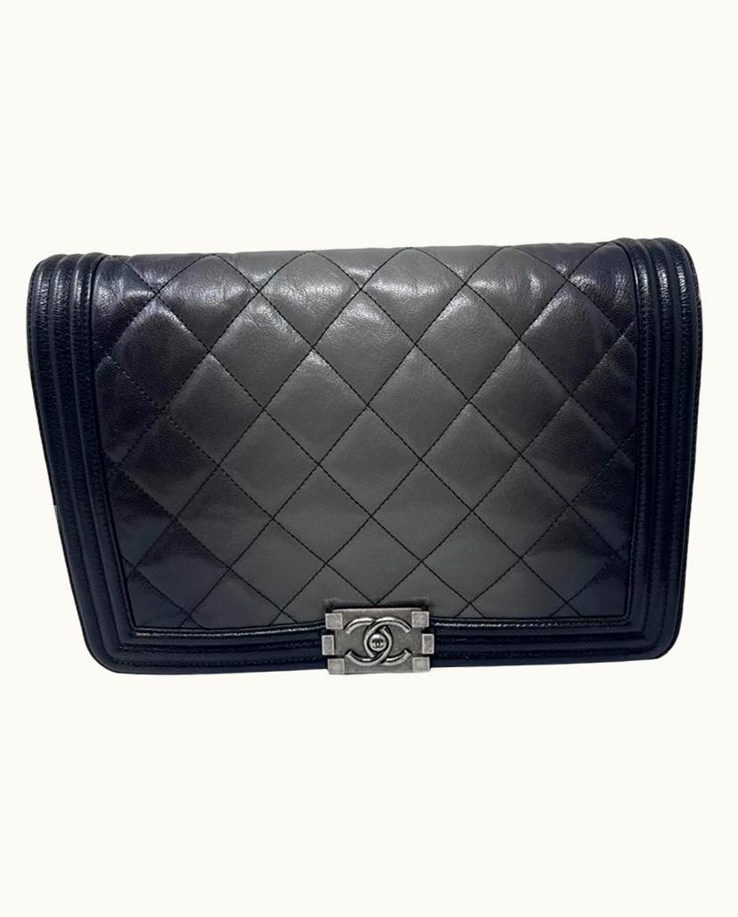 Chanel Chanel Women's Boy Large Leather In Black