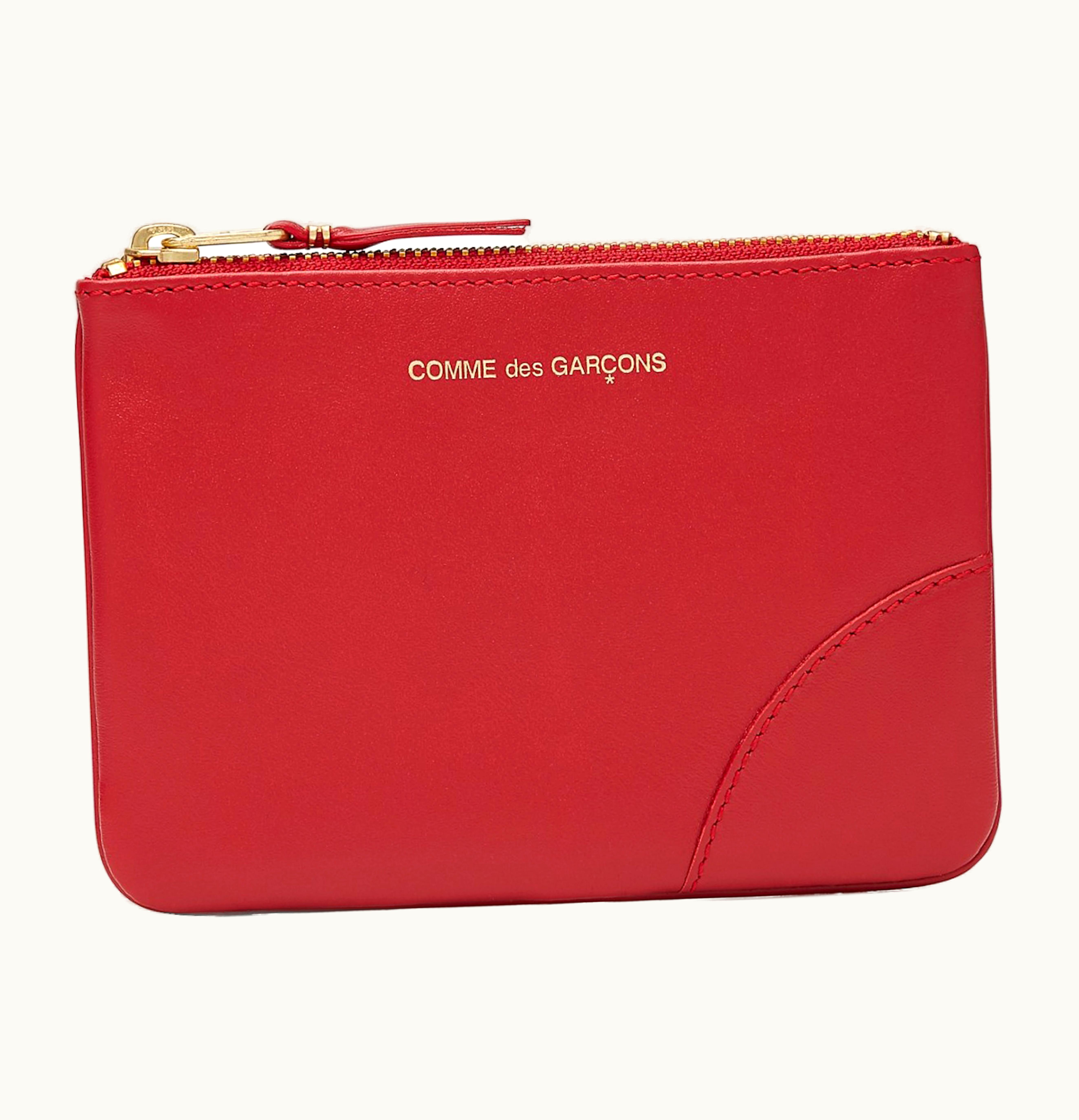 Comme Des Garçons Comme des Garcons SA8100C Colour Plain Wallet Red