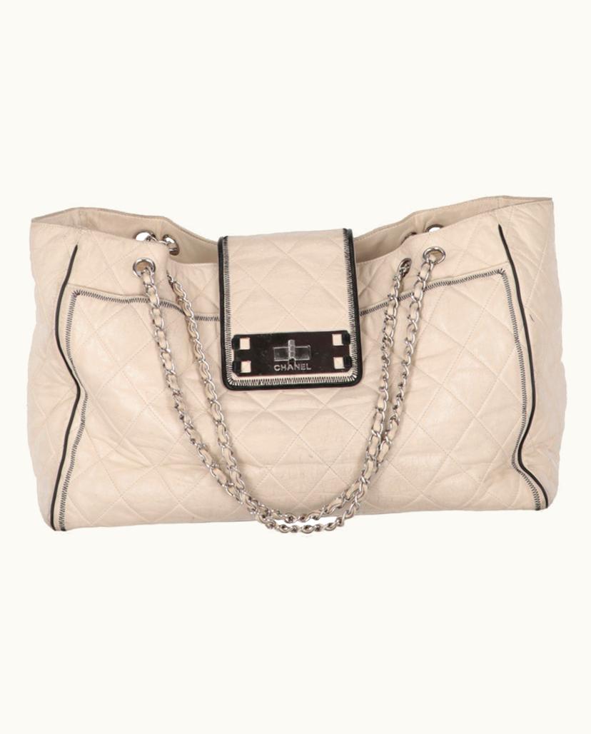 Chanel Chanel Matelassé Leather Shoulder Bag 2000s Beige