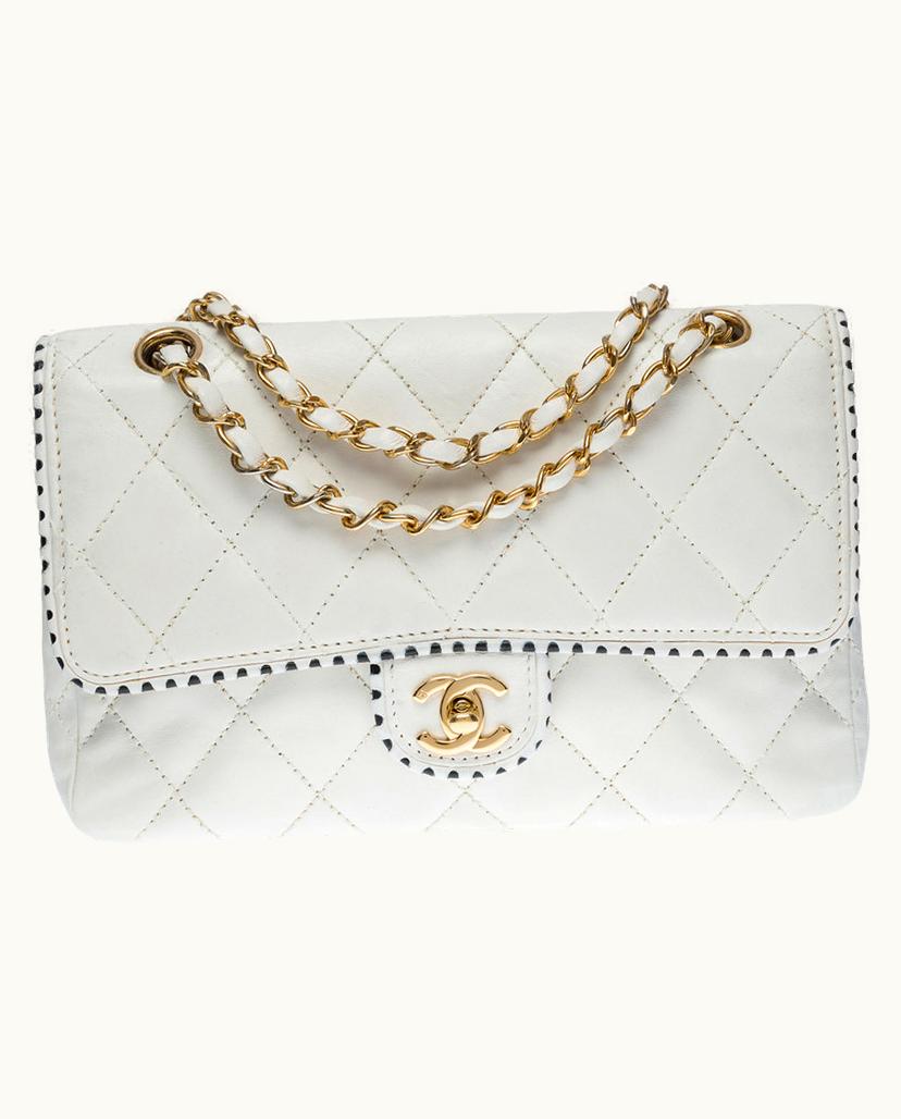 Chanel Chanel Timeless Flap Bag Medium Limited Edition White