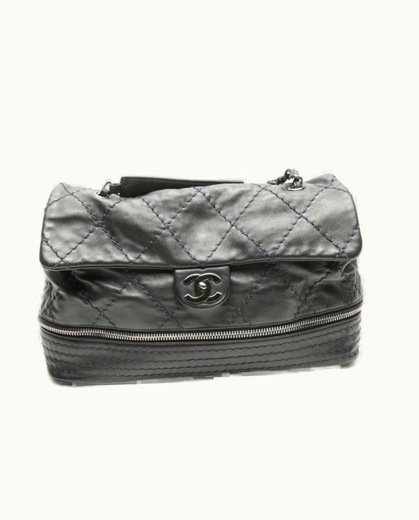Chanel Chanel 11348851 Women's Shoulder Bag Leather Black
