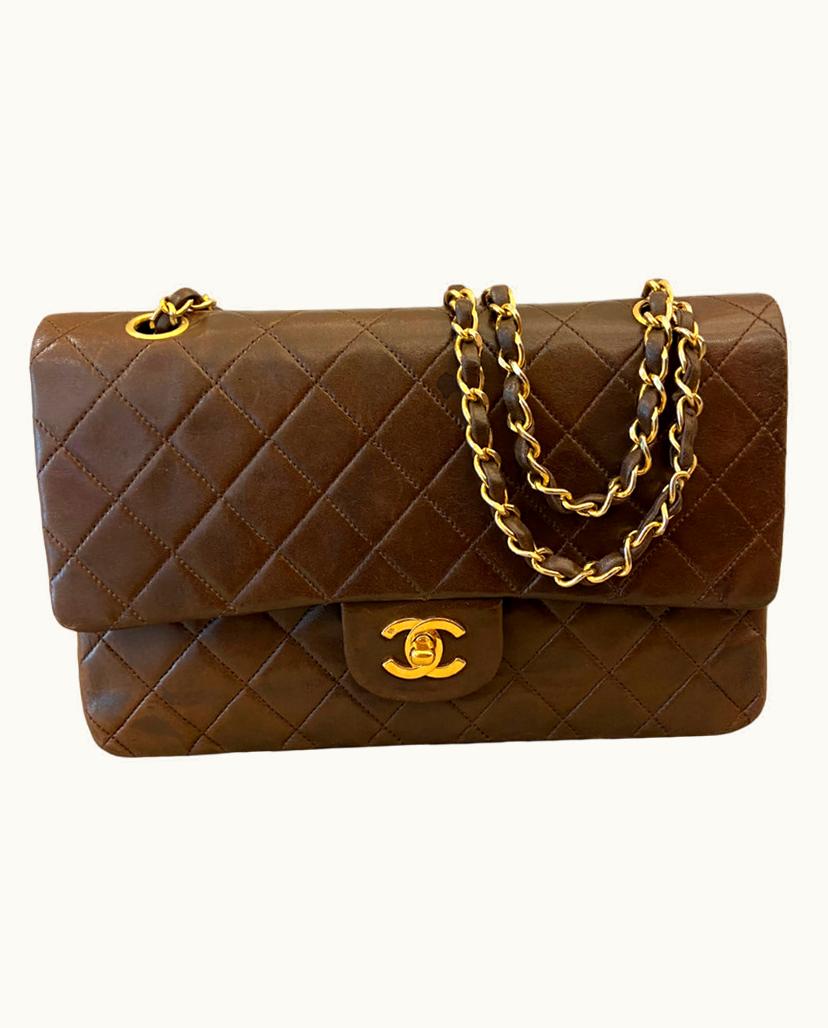 Chanel Chanel Classique Crossbody Flap Bag Brown