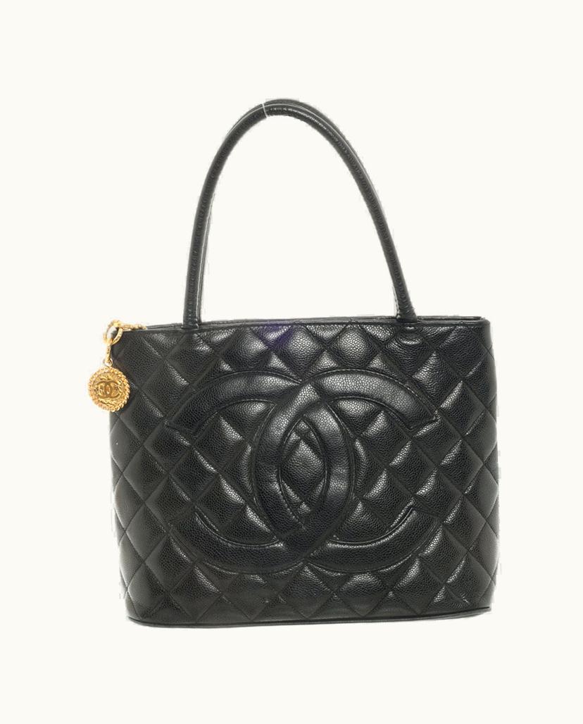 Chanel Chanel Women's Medallion Cotton In Black