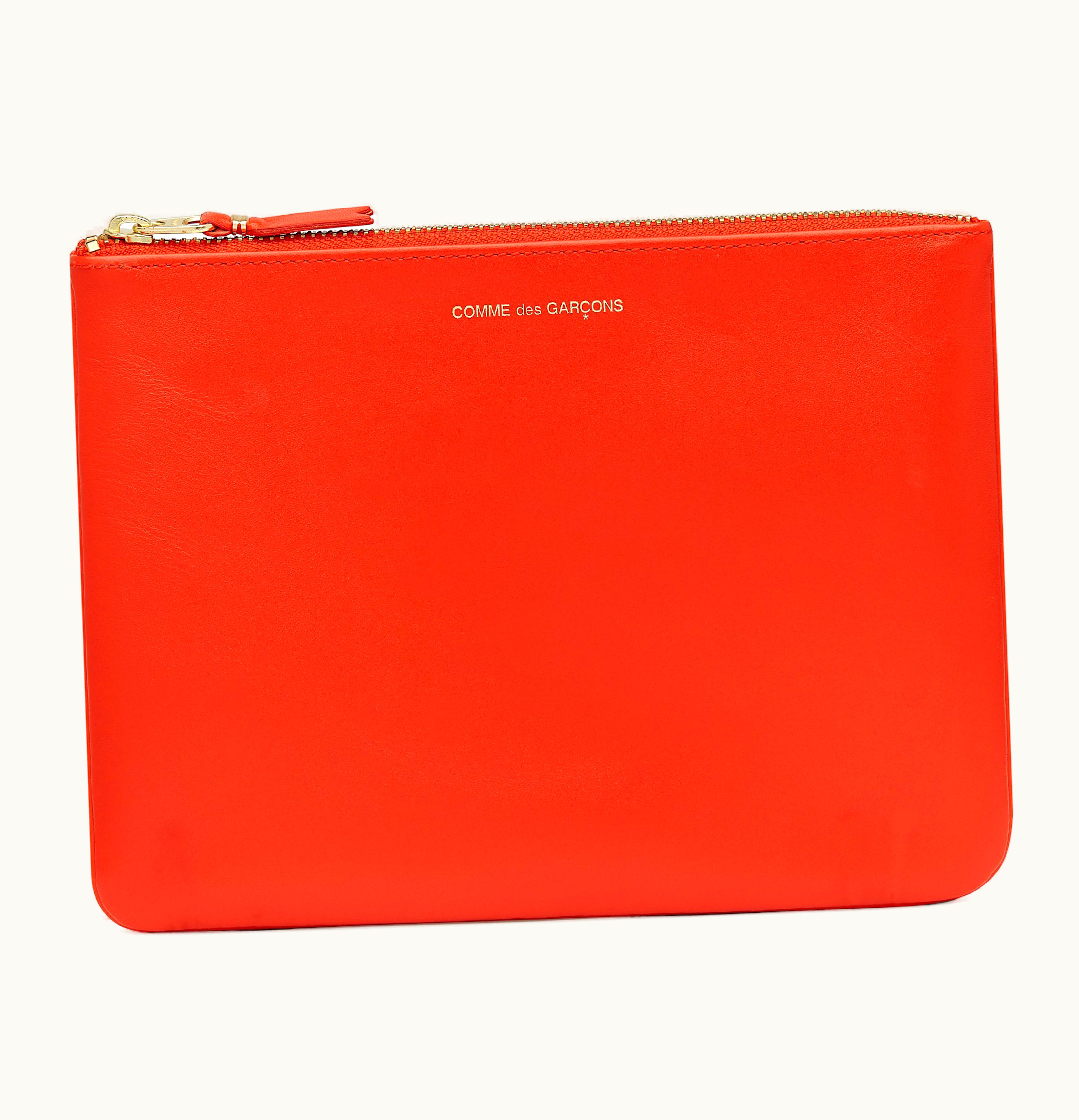 Comme Des Garçons Comme des Garcons SA5100C Colour Plain Wallet Orange