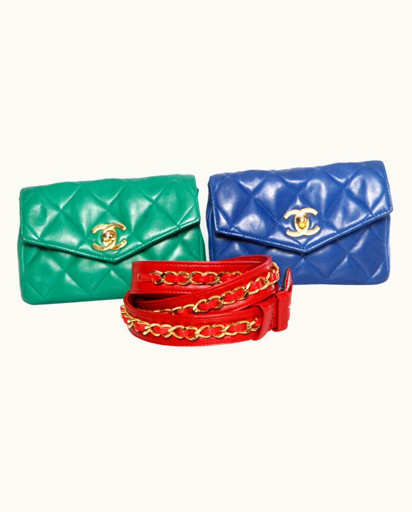 Chanel Chanel Women's Belt Flap Bag Leather