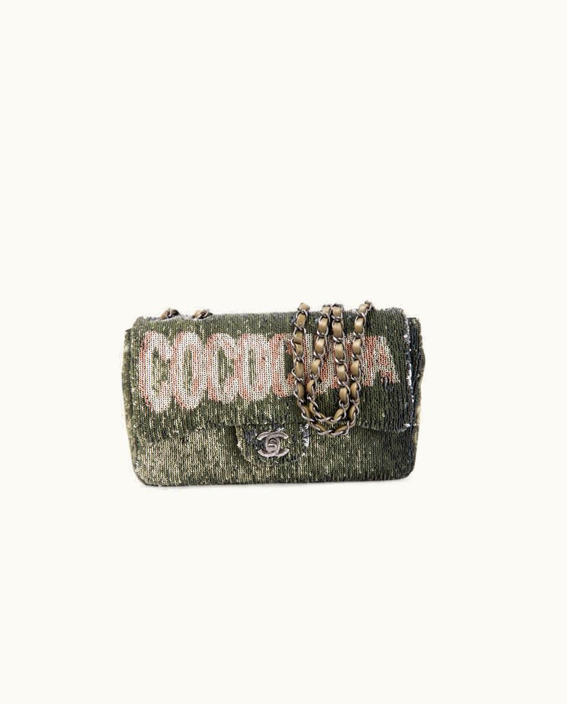 Chanel CHANEL Cococuba Single Flap Bag in Pine Green