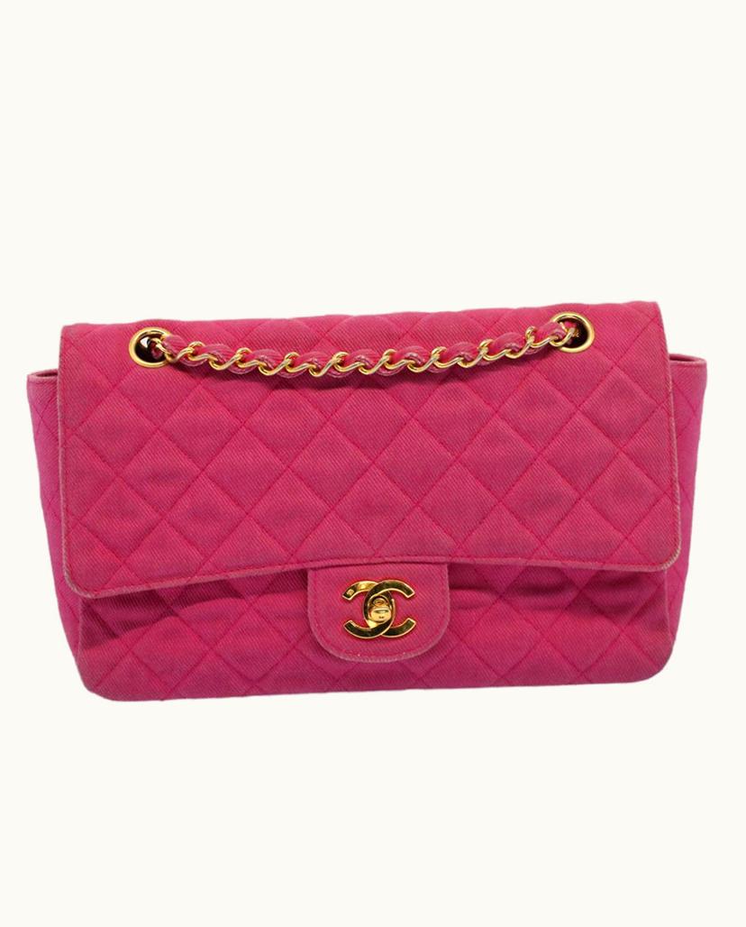 Chanel Chanel Women's Matelassée Canvas In Fuchsia