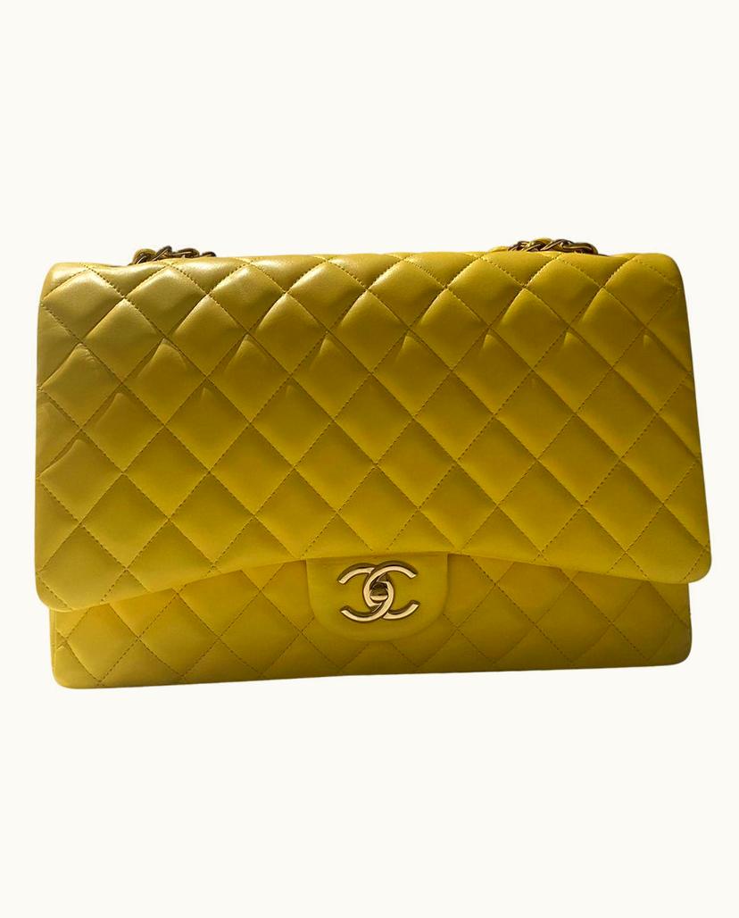 Chanel Chanel Women's Timeless Classic Leather In Yellow