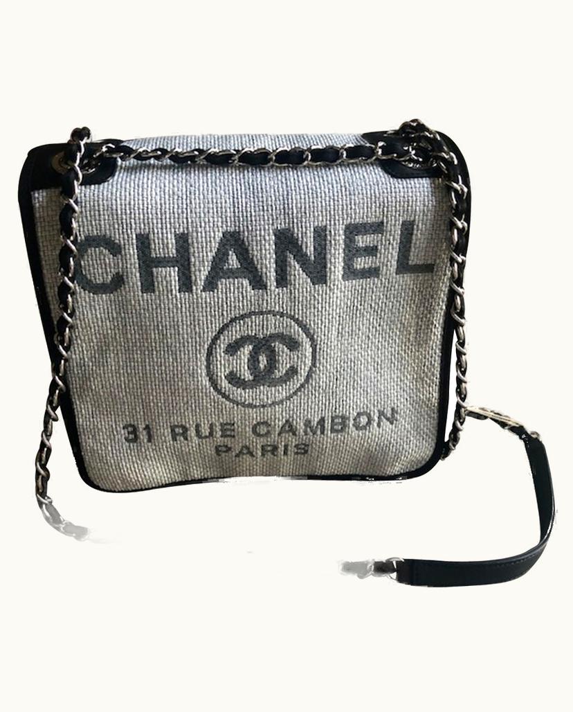Chanel Chanel Women's Deauville Linen In Blue