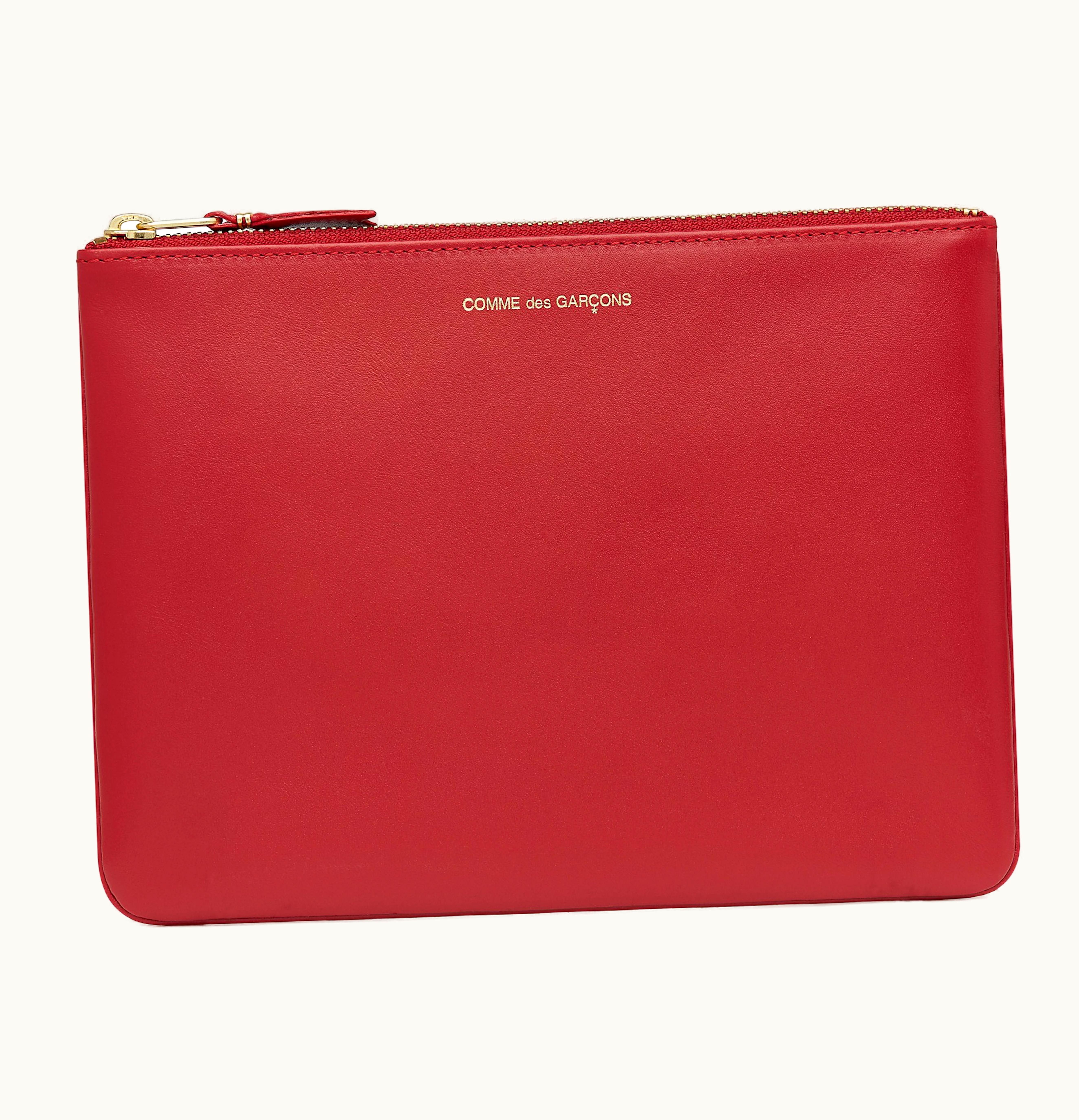 Comme Des Garçons Comme des Garcons SA5100C Colour Plain Wallet Red