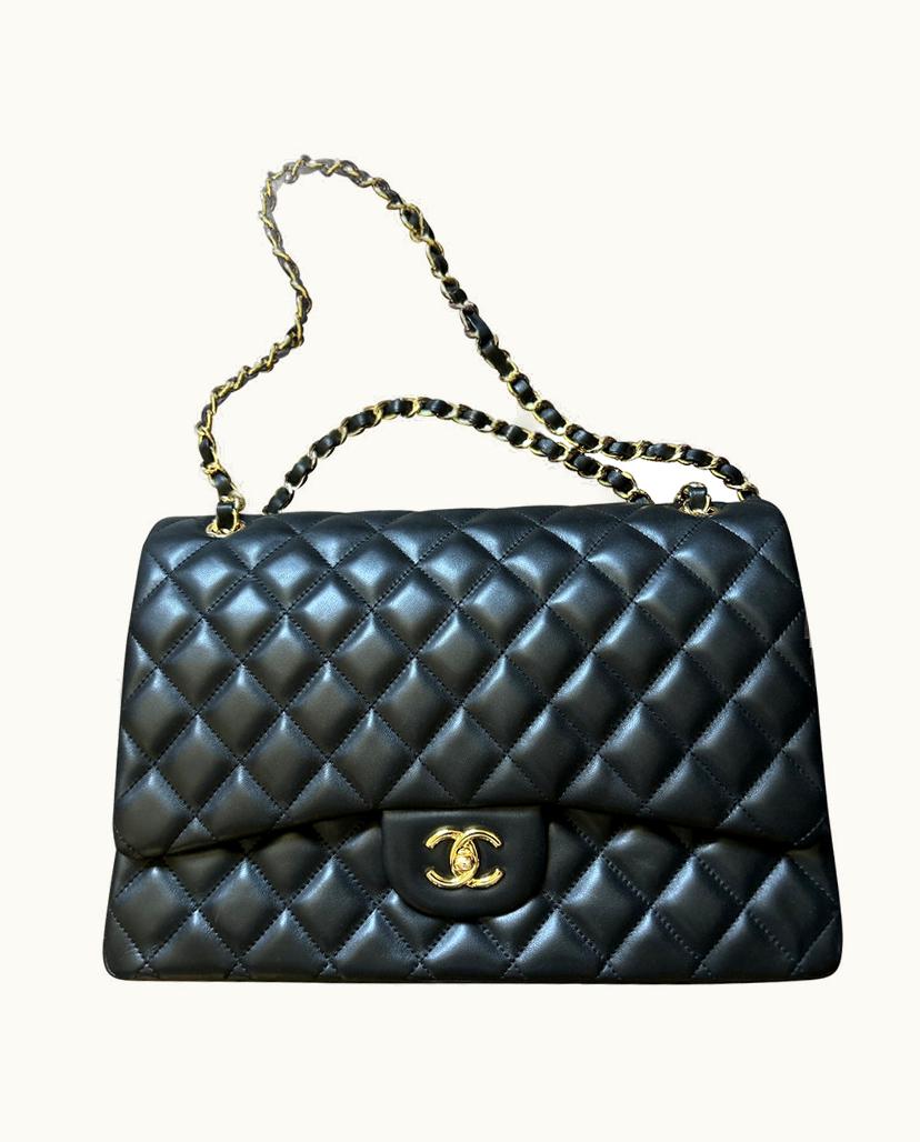 Chanel Chanel Timeless Jumbo Flap Bag Classic Leather Black