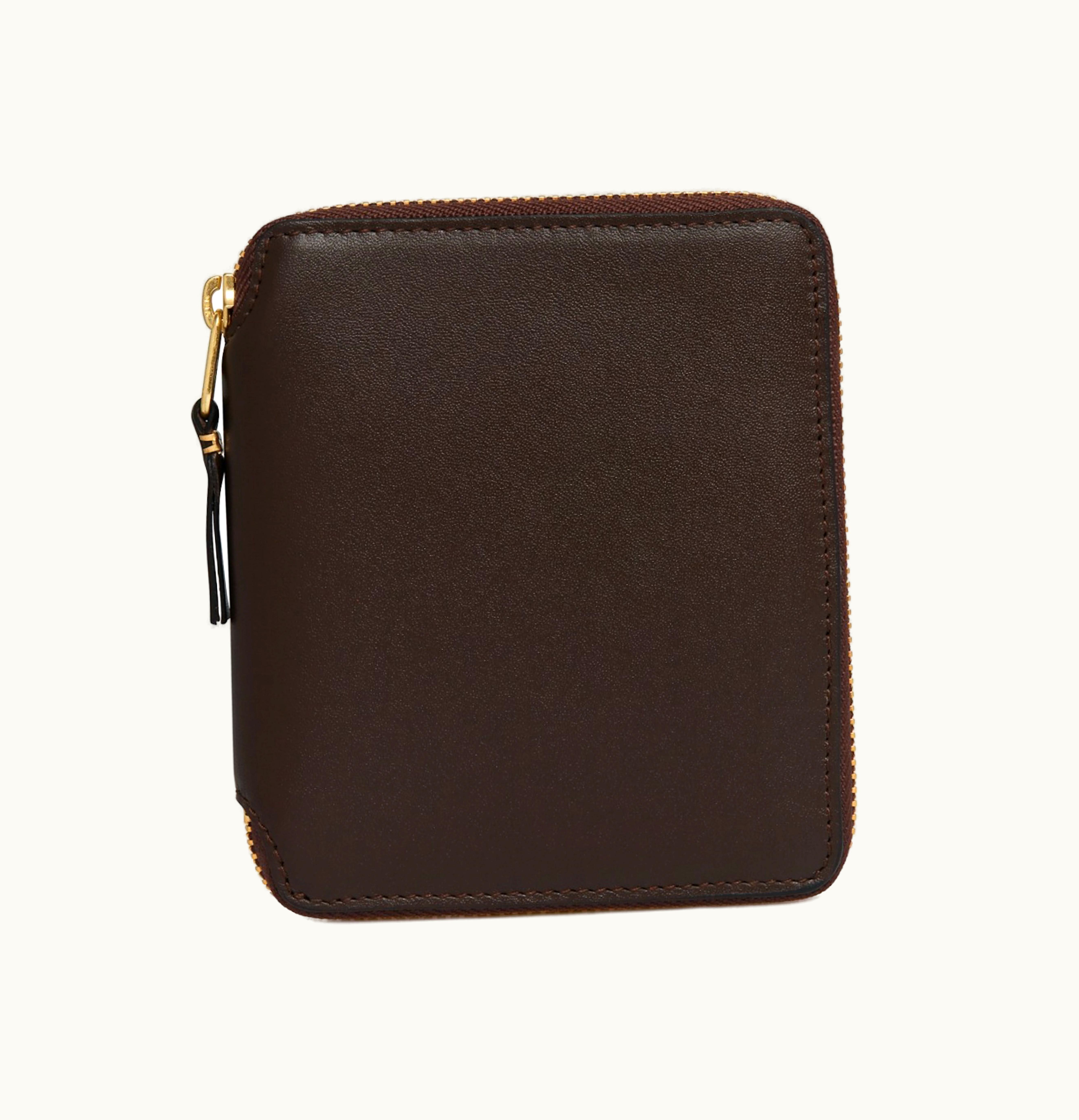 Comme Des Garçons Comme des Garcons SA2100 Classic Plain Wallet Brown