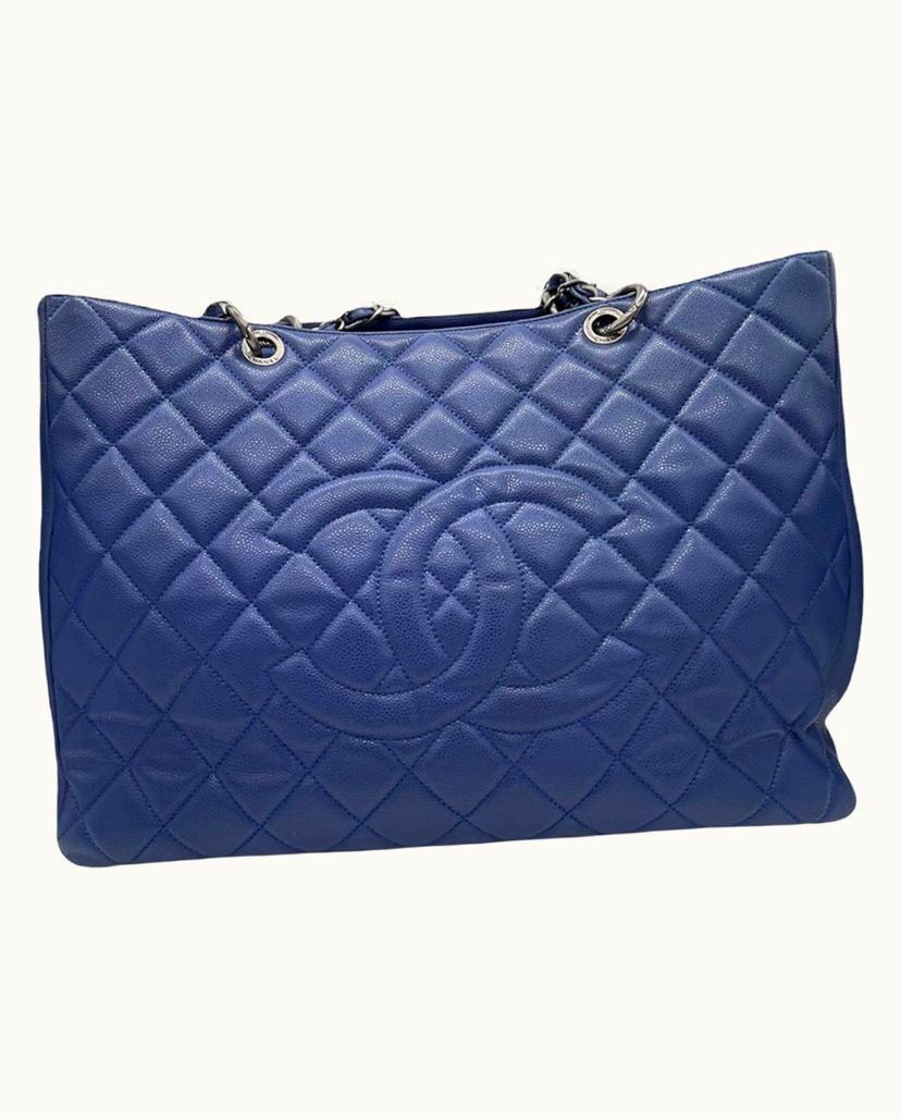 Chanel Chanel GST GRAND SHOPPING Tote Crazy Blue