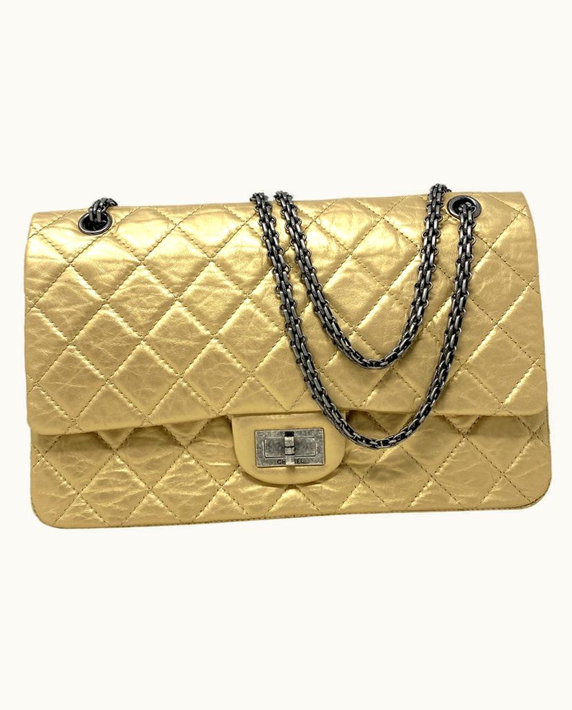 Chanel Chanel Women's Reissue 2.55 227 Leather In Gold