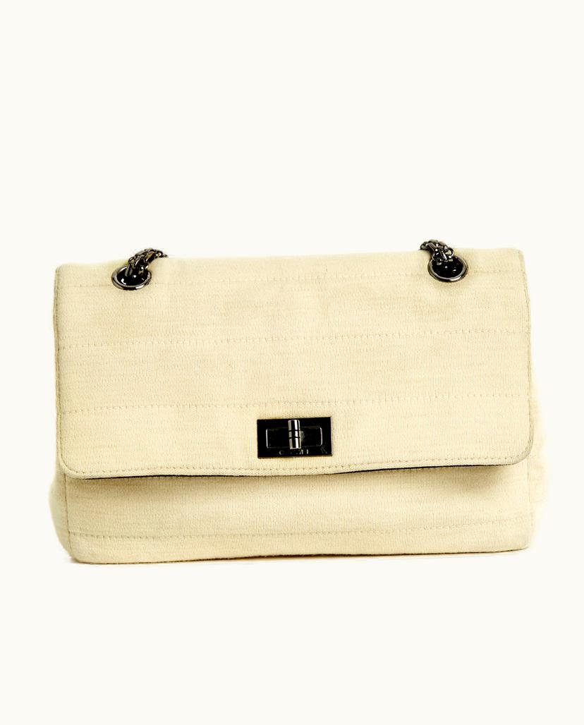 Chanel Chanel Women's 2.55 Wool In Cream