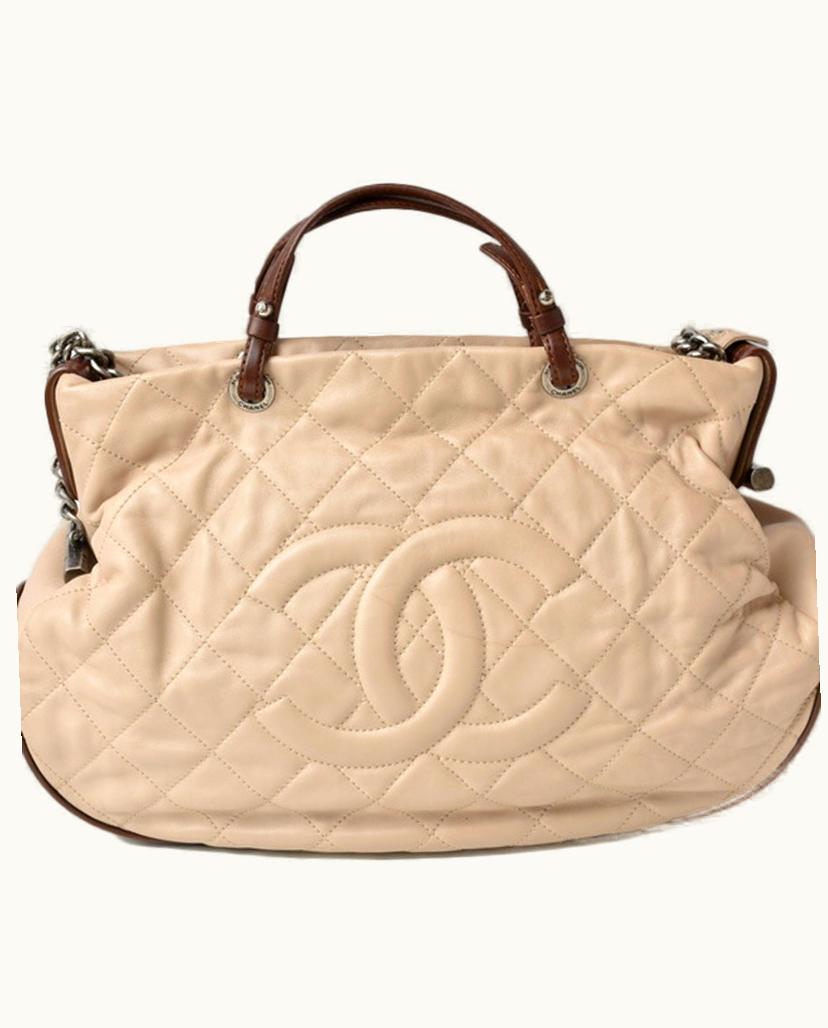 Chanel Chanel Classic Flap Shoulder Bag Leather In Camel