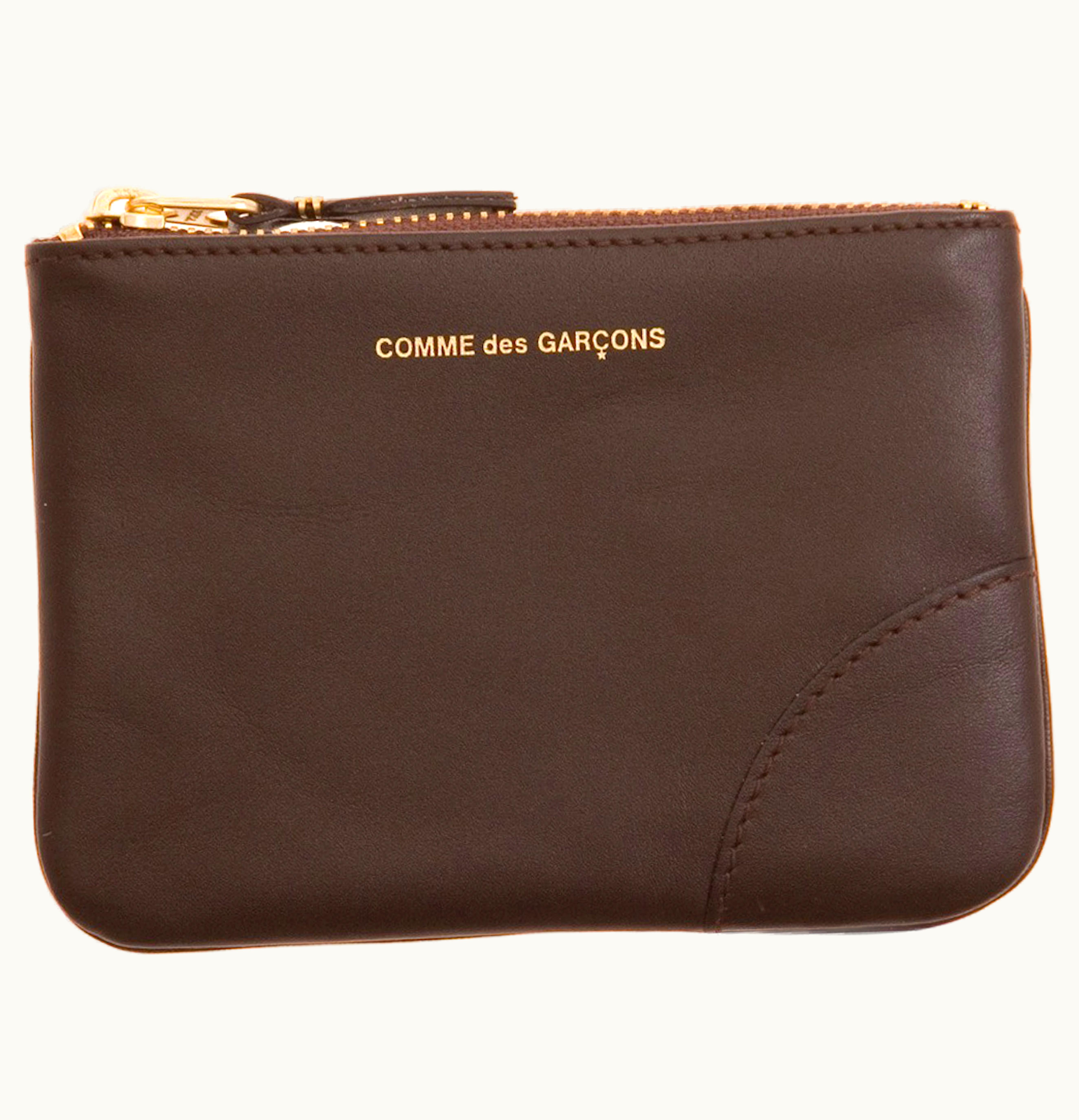 Comme Des Garçons Comme des Garcons SA8100 Classic Plain Wallet Brown