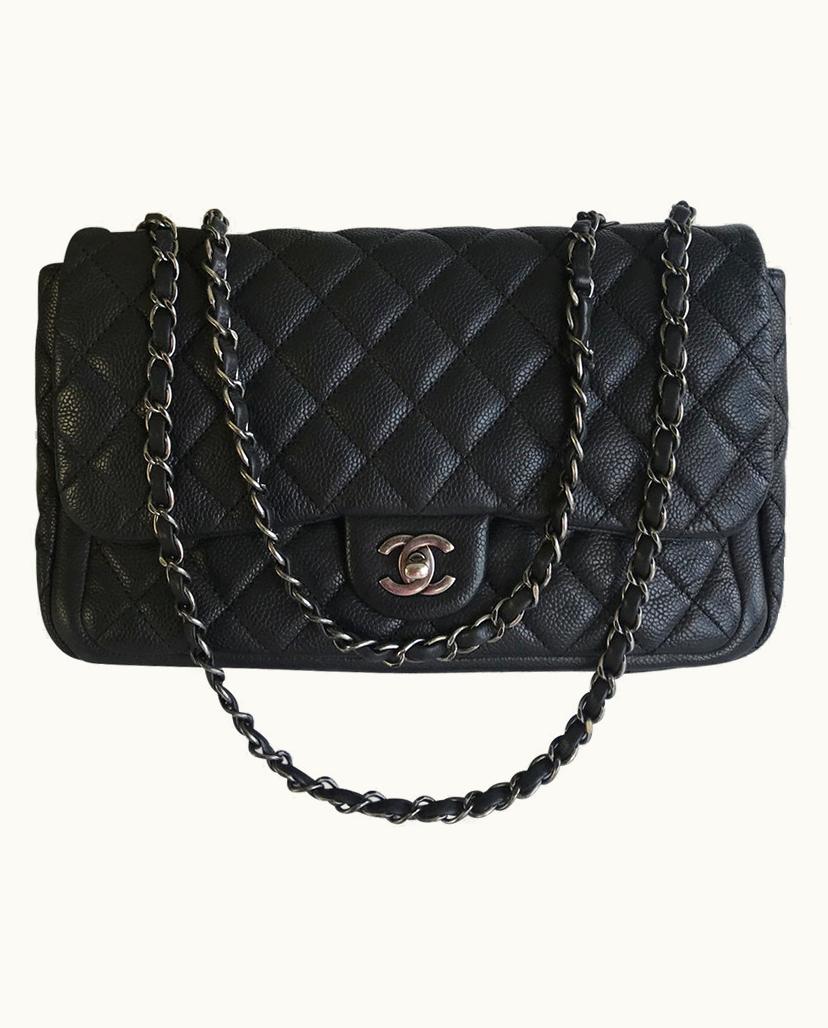 Chanel Chanel Timeless Classic Bag Caviar Leather Black