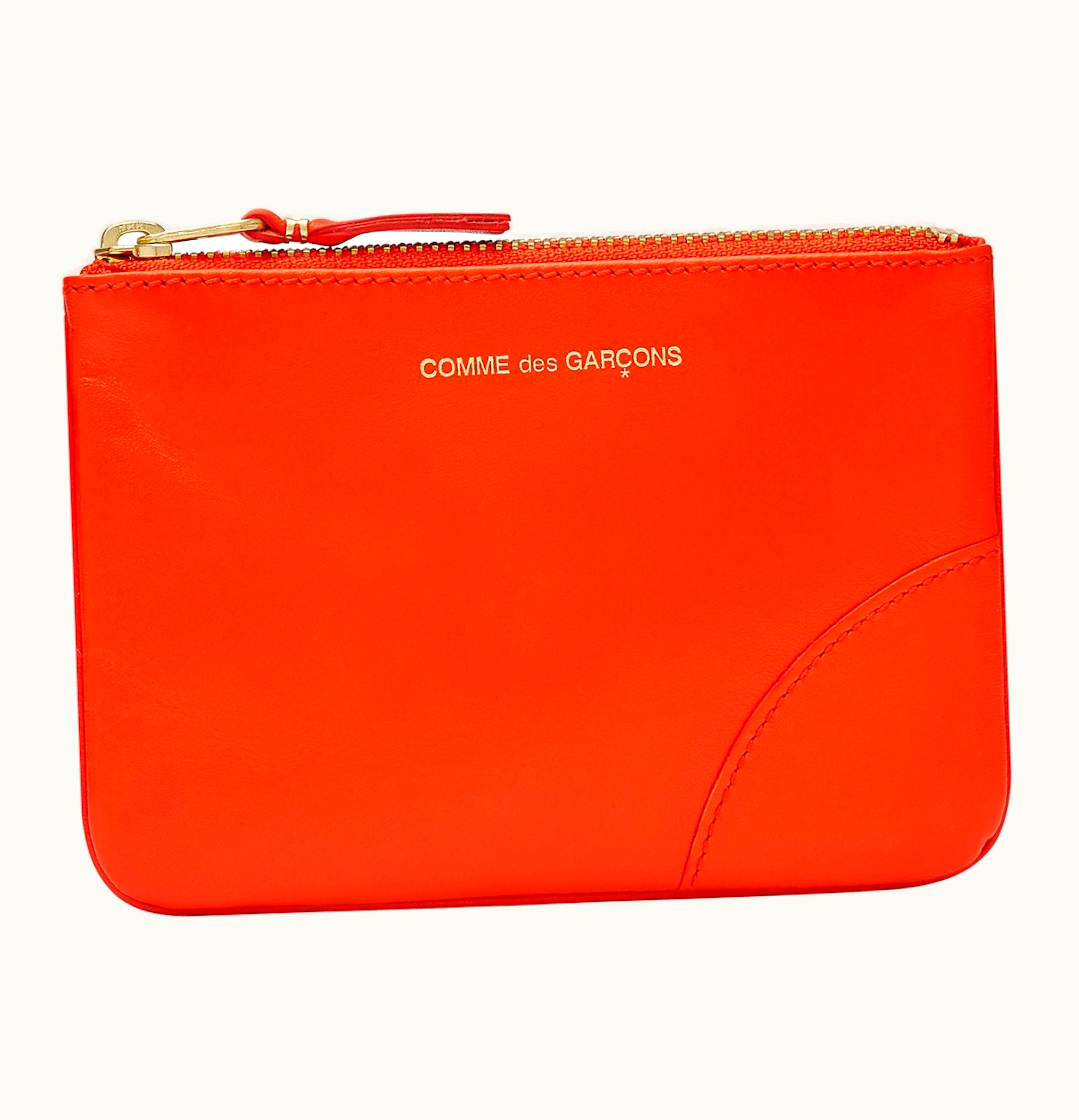 Comme Des Garçons Comme des Garcons SA8100C Colour Plain Wallet Orange