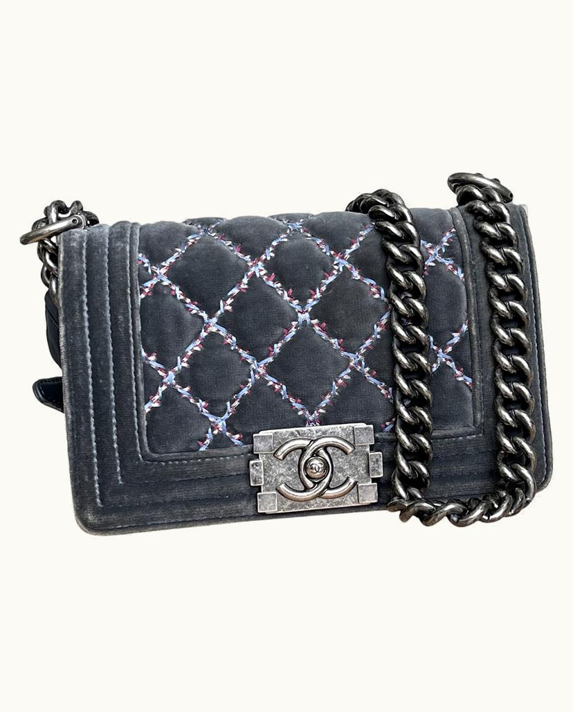 Chanel Chanel Women's Boy Small In Grey