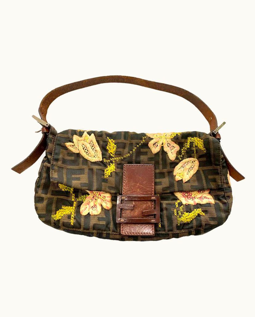 Fendi Fendi Baguette Pochette Women's Multicolor Zucca Bag