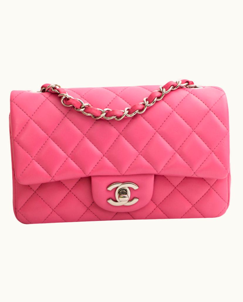 Chanel Chanel Timeless Women's Flap Bag Leather Pink