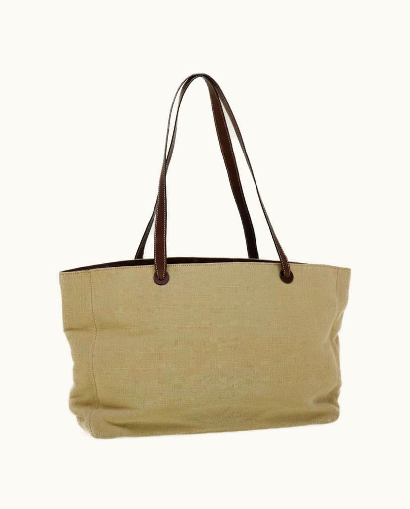 Chanel Chanel Women's Tote Bag Canvas Beige Luxe