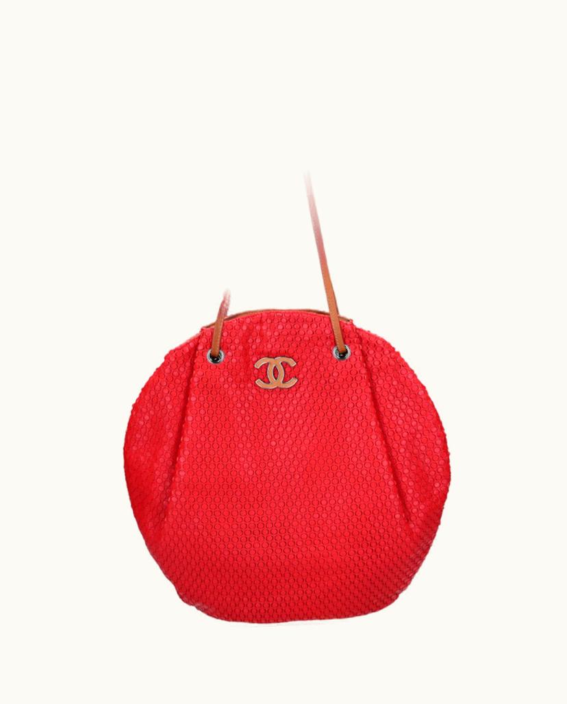 Chanel Chanel Women's Handbag Leather In Red