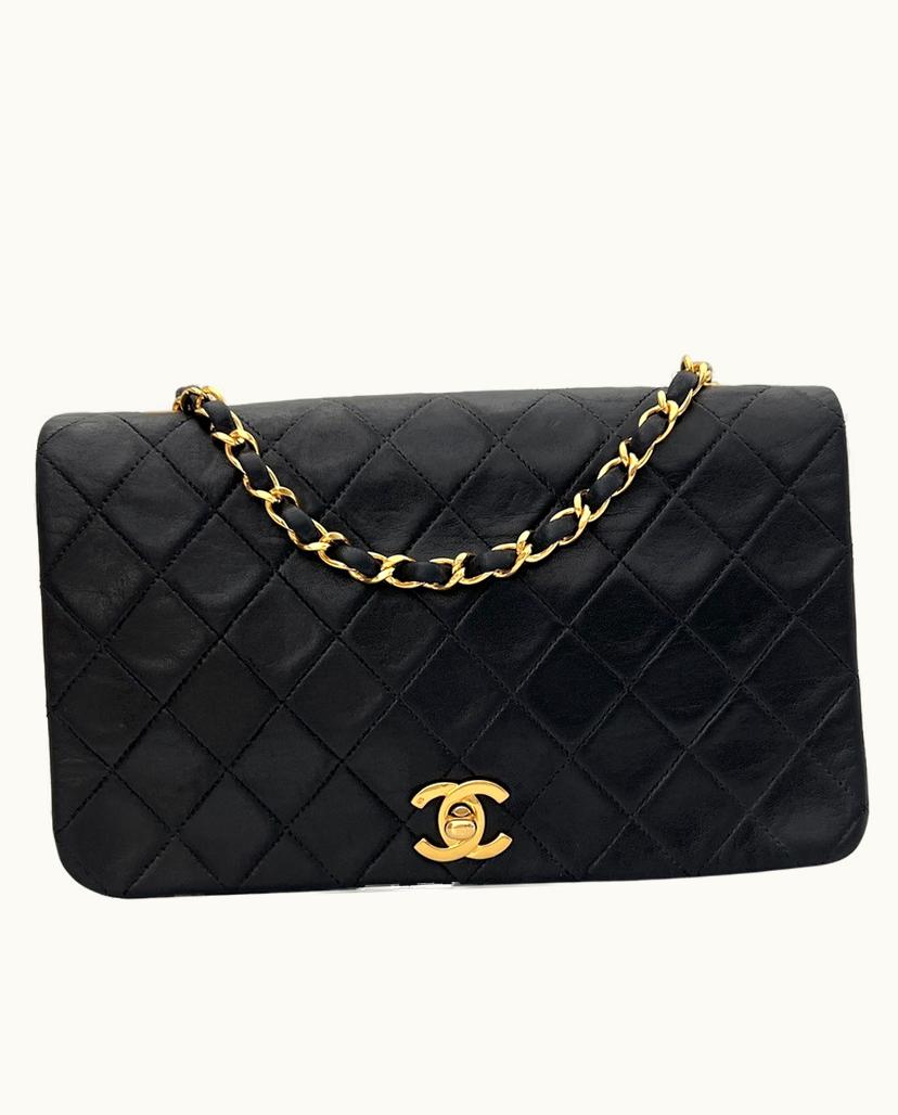 Chanel Chanel Classic Flap Bag Vintage Leather In Black