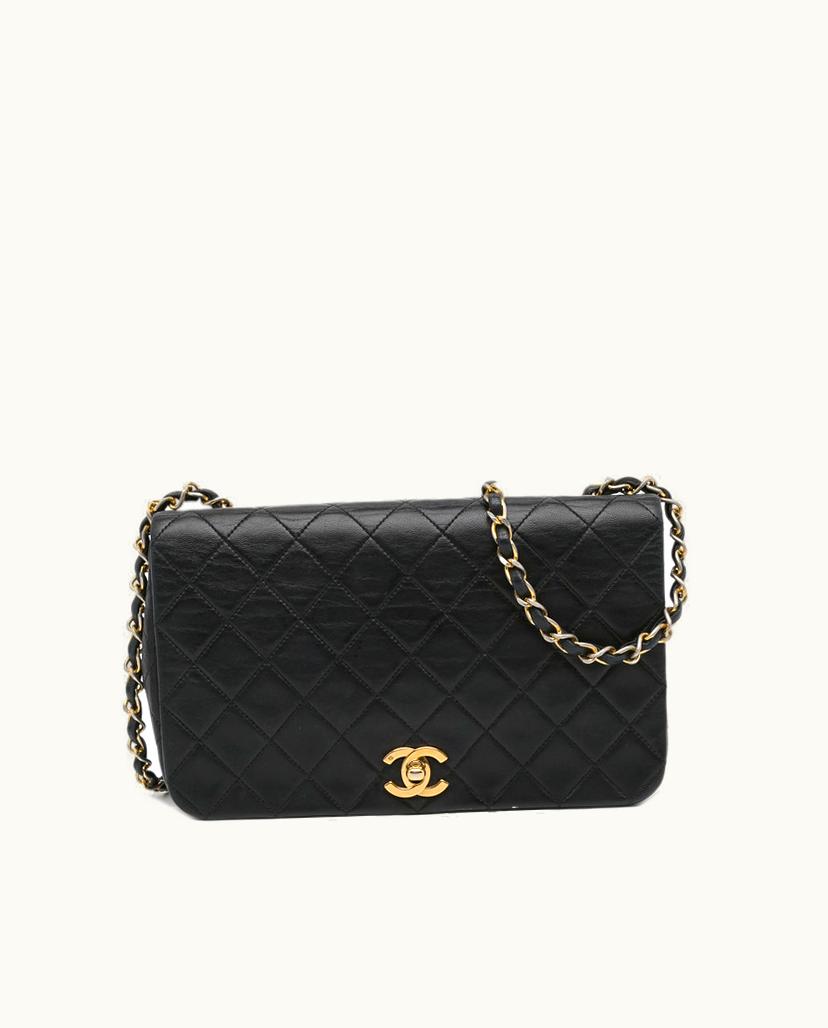 Chanel Chanel Classic Shoulder Bag Quilted Leather Black