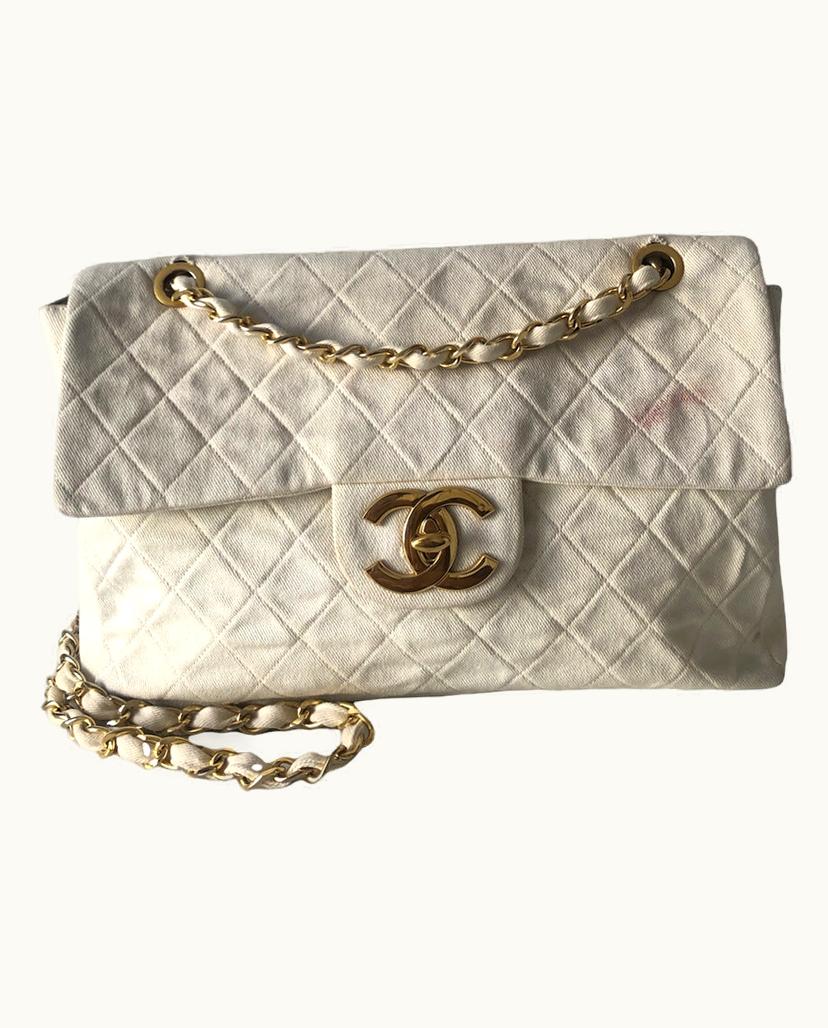 Chanel Chanel Women's Timeless Classic Canvas In Cream