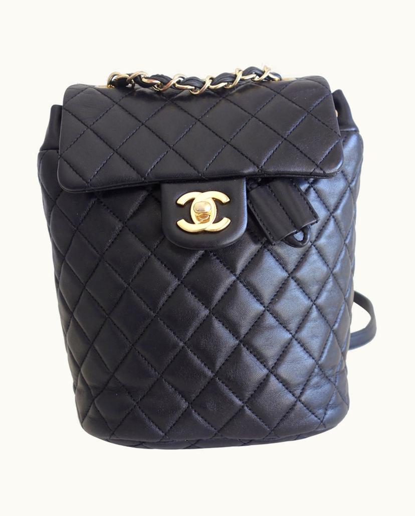 Chanel Chanel Small Backpack Lambskin Black