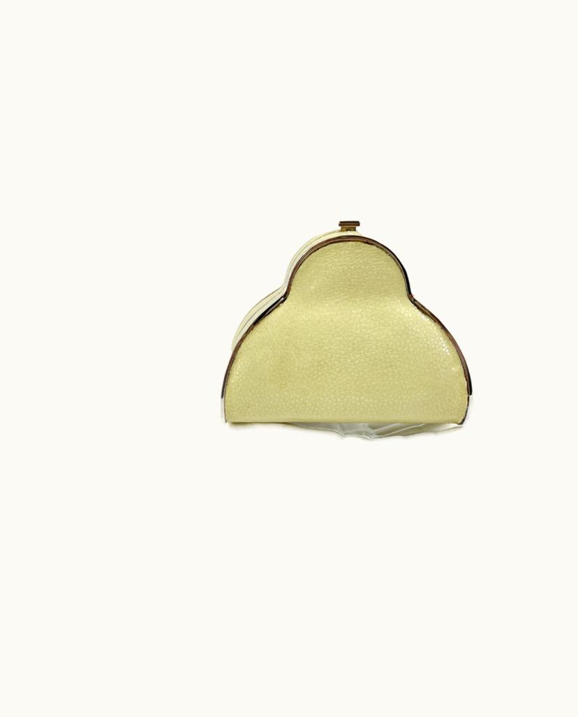 Chanel Chanel Mini Crossbody Case Stingray Calfskin Beige/Silver