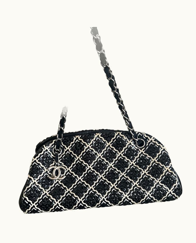 Chanel Chanel Mademoiselle Bowling Bag Women's Handbag Black