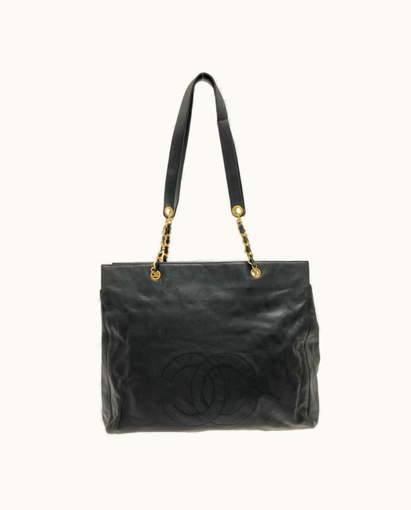 Chanel Chanel Classic Tote Bag Leather Black