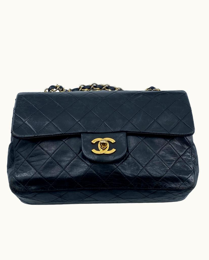 Chanel Chanel Timeless Classic Flap Leather Tote Black