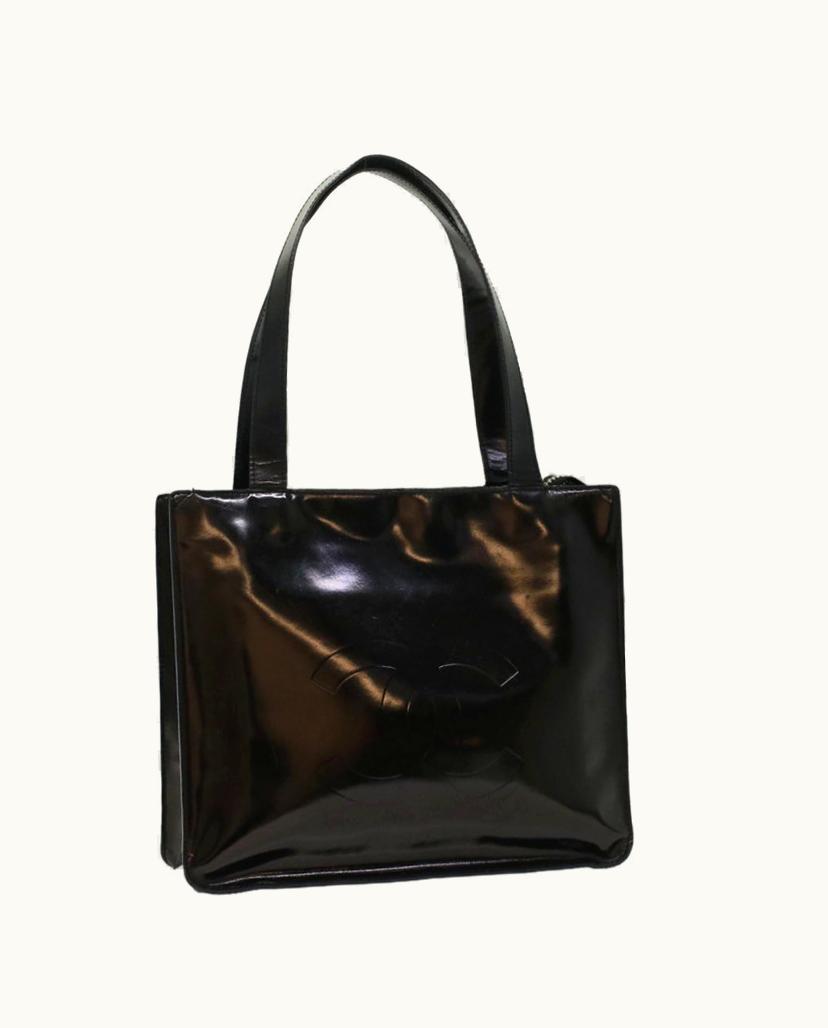 Chanel Chanel Classic Tote Bag Patent Leather Black