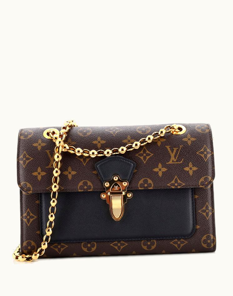 Louis Vuitton Louis Vuitton Victoire Handbag Monogram Canvas And Leather in Brown