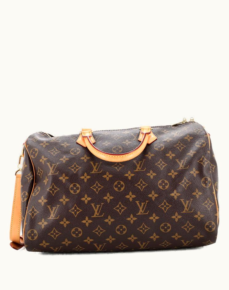 Louis Vuitton Louis Vuitton Speedy Bandouliere Bag Monogram Canvas 35 Brown