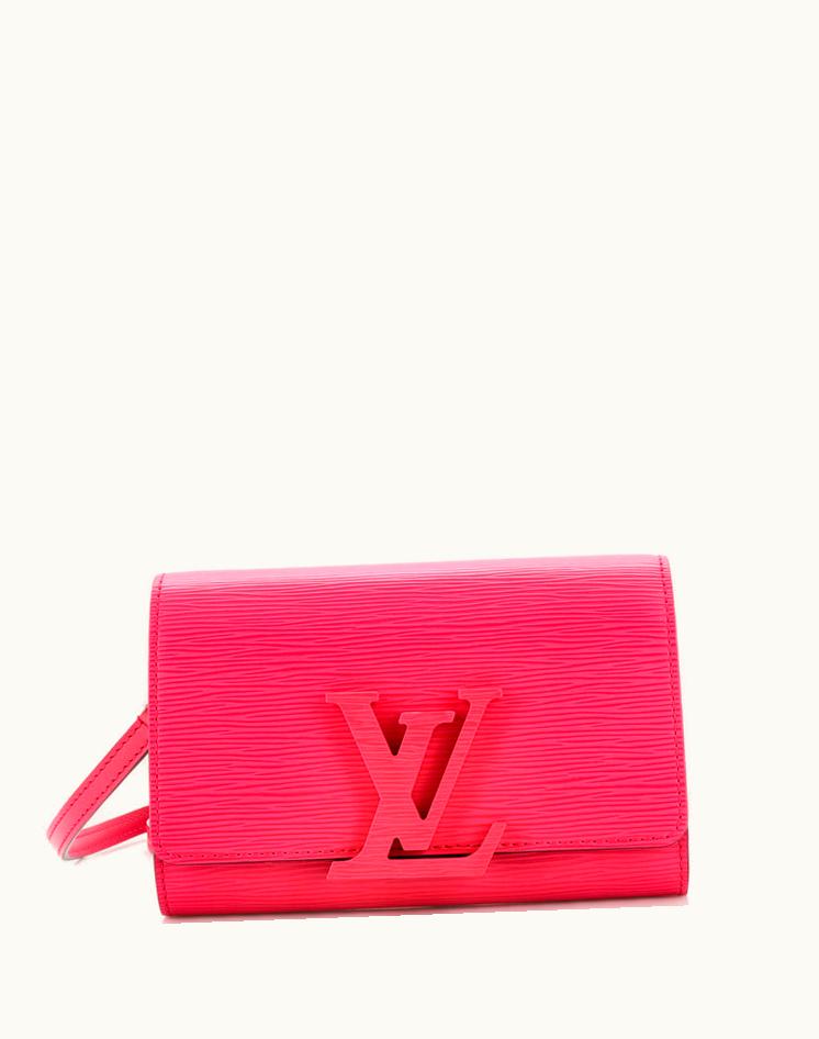 Louis Vuitton Louis Vuitton Louise Shoulder Bag Epi Leather PM Pink