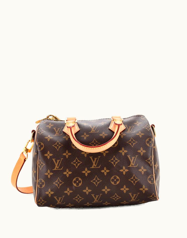 Louis Vuitton Louis Vuitton Speedy Bandouliere Bag Monogram Canvas 25 Brown