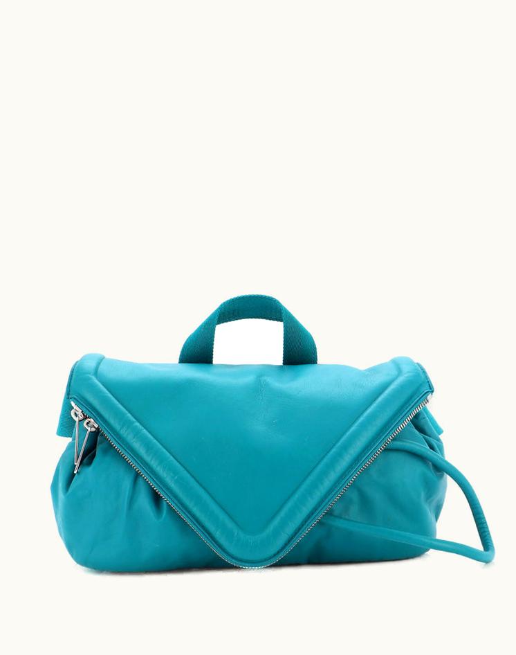 Bottega Veneta Bottega Veneta Beak Belt Bag Leather Blue