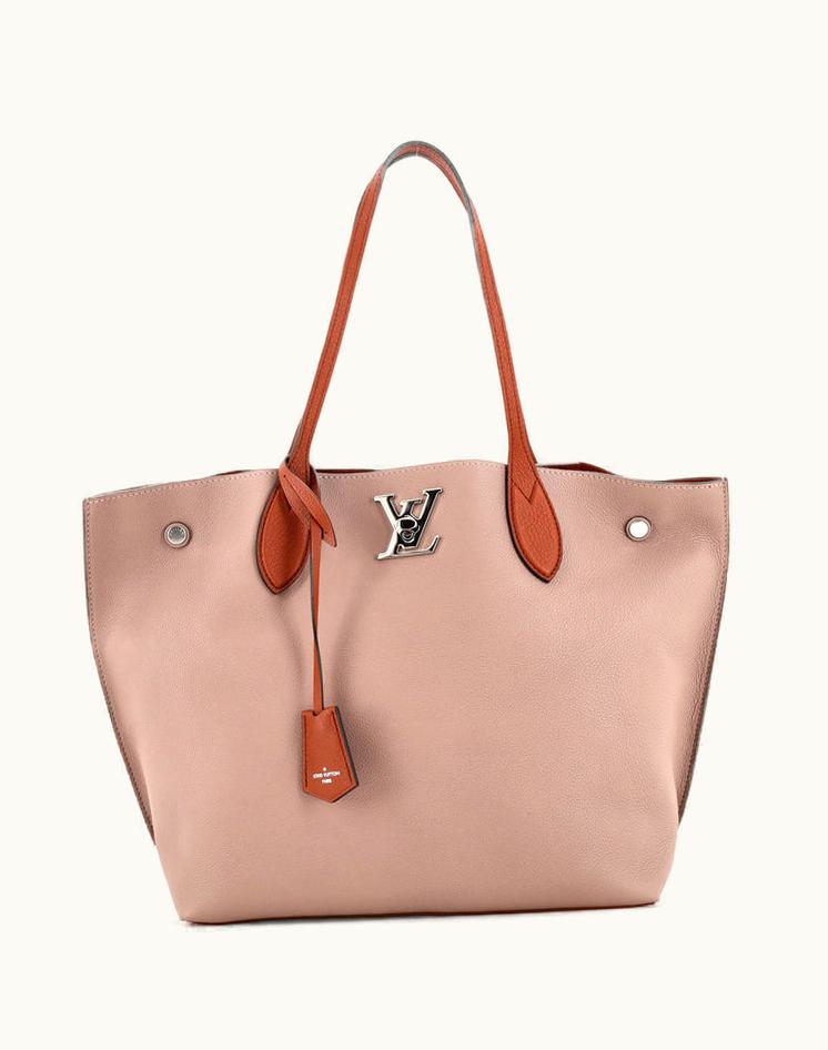 Louis Vuitton Louis Vuitton Lockme Cabas Leather Bag in Neutral