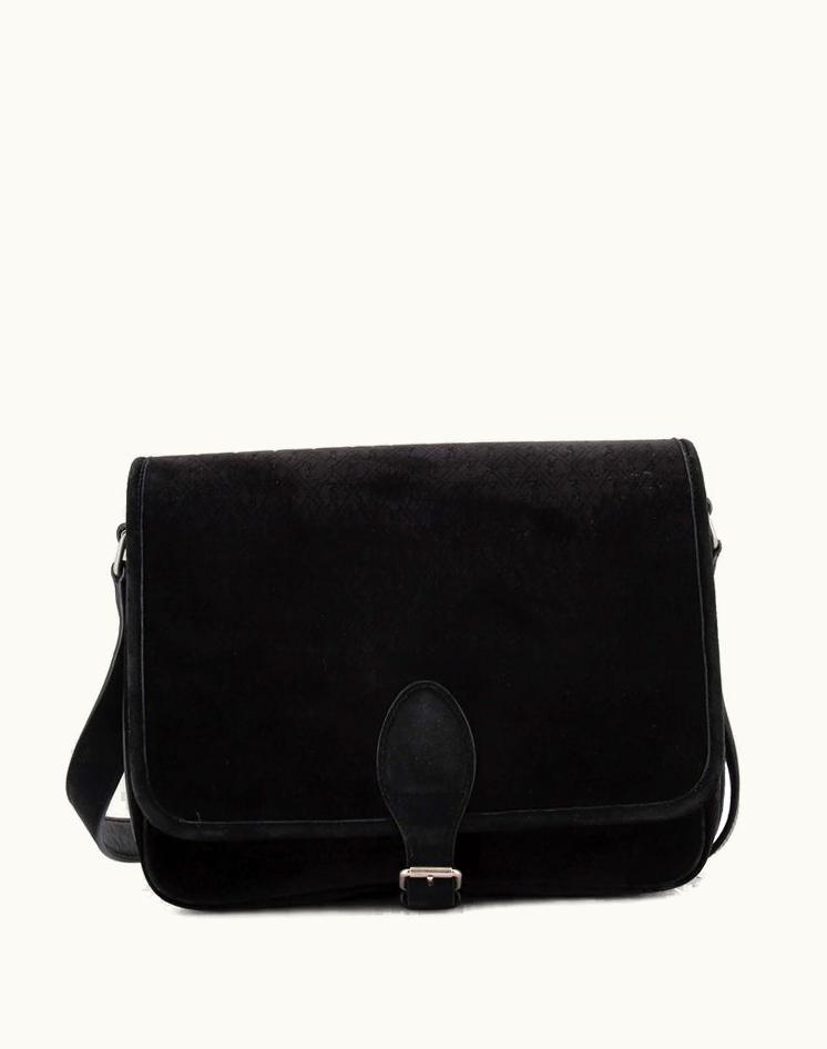 Saint Laurent Saint Laurent Flap Messenger Bag Monogram Velvet Medium