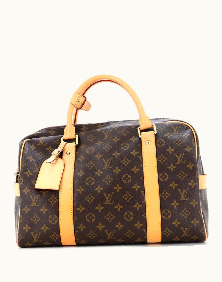 Louis Vuitton Louis Vuitton Carryall Handbag Monogram Canvas Brown Gold